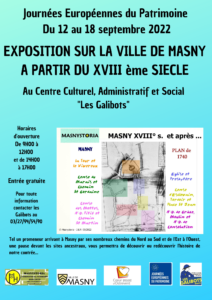 Exposition de Masny storia @ Centre "Les Galibots"