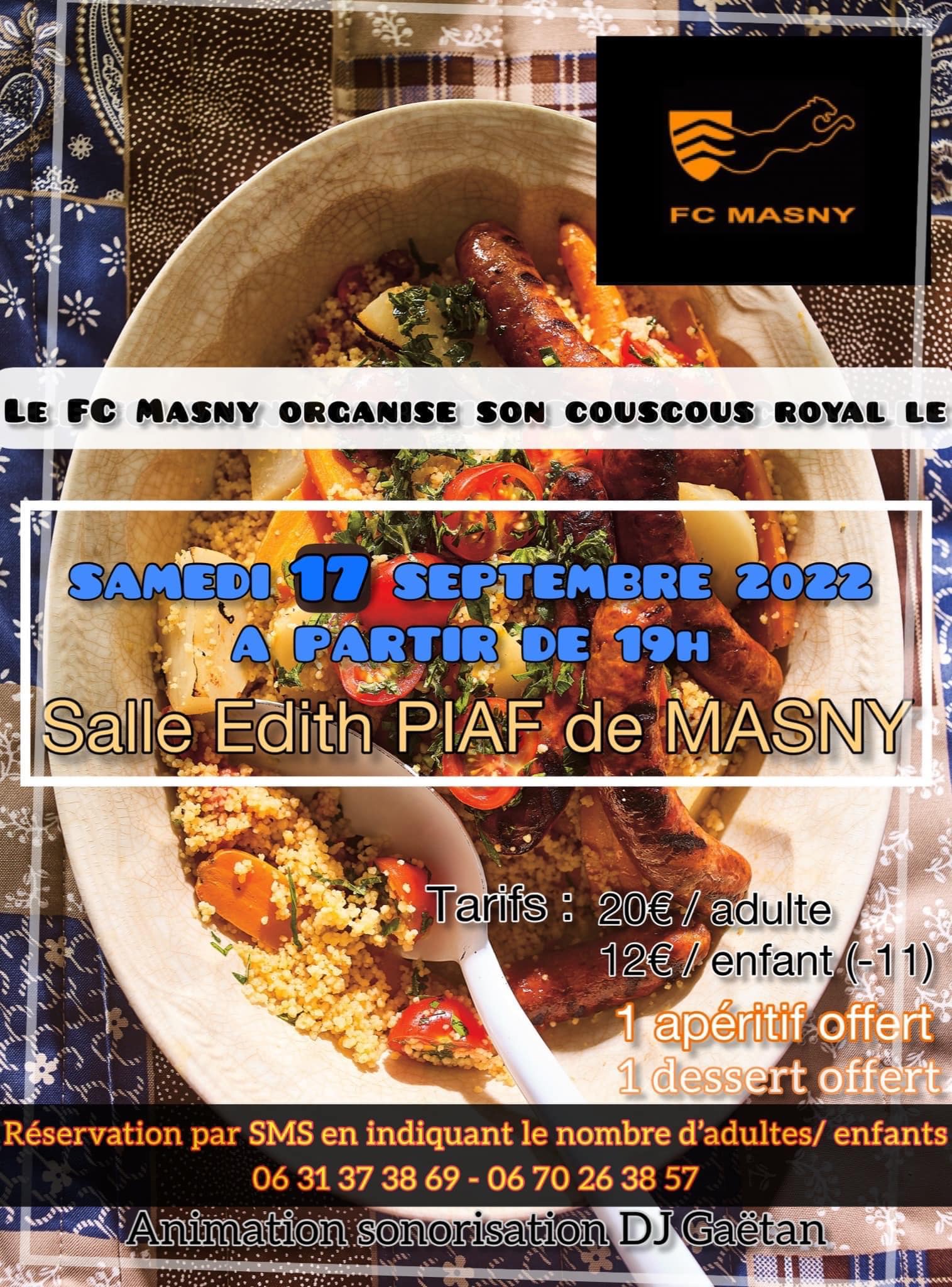 SOIRÉE COUSCOUS Site officiel de la ville de Masny