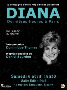 Théâtre "Diana, dernières heures à Paris" @ Salle Edith Piaf