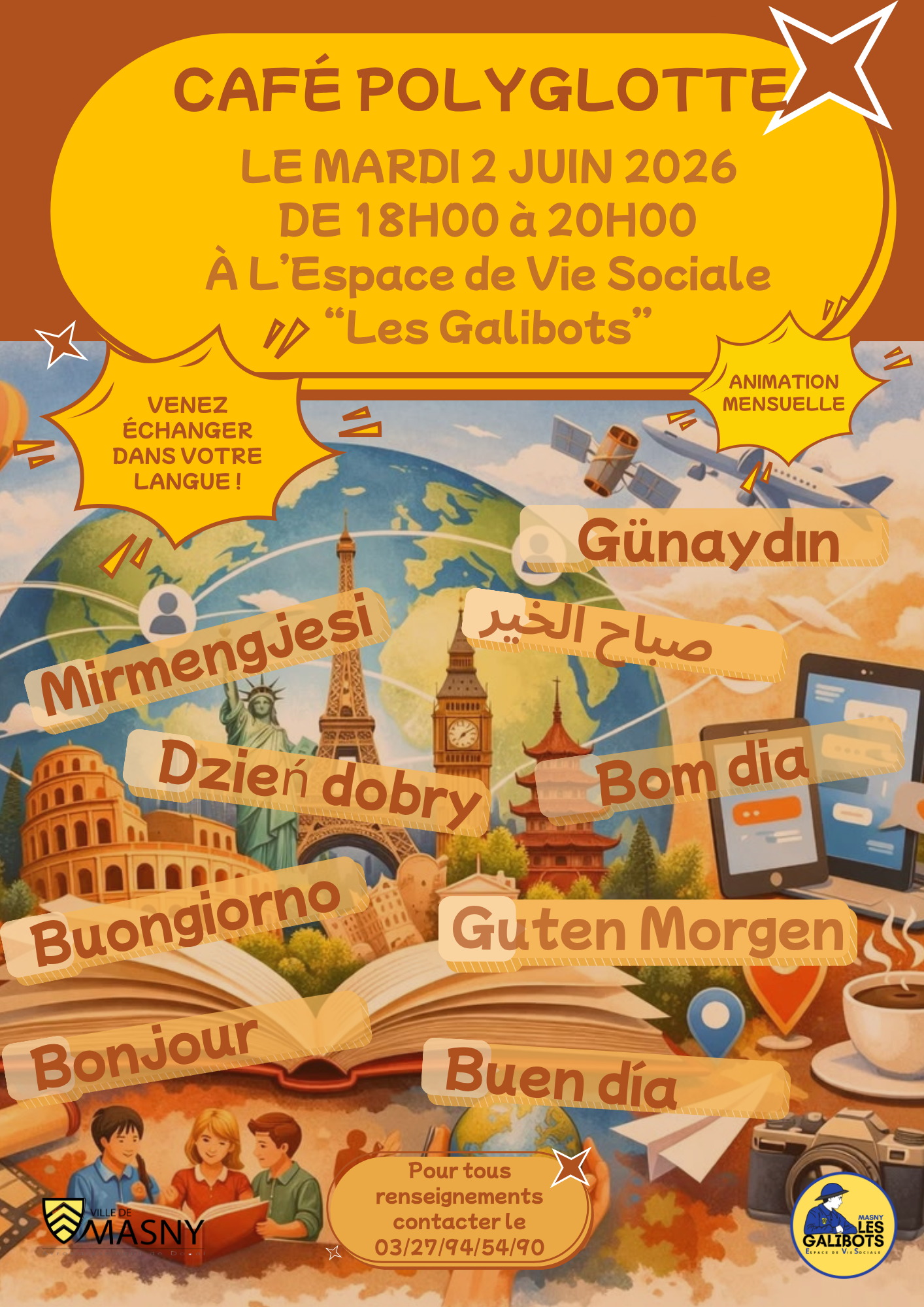 Café Polyglotte @ EVS Les Galibots
