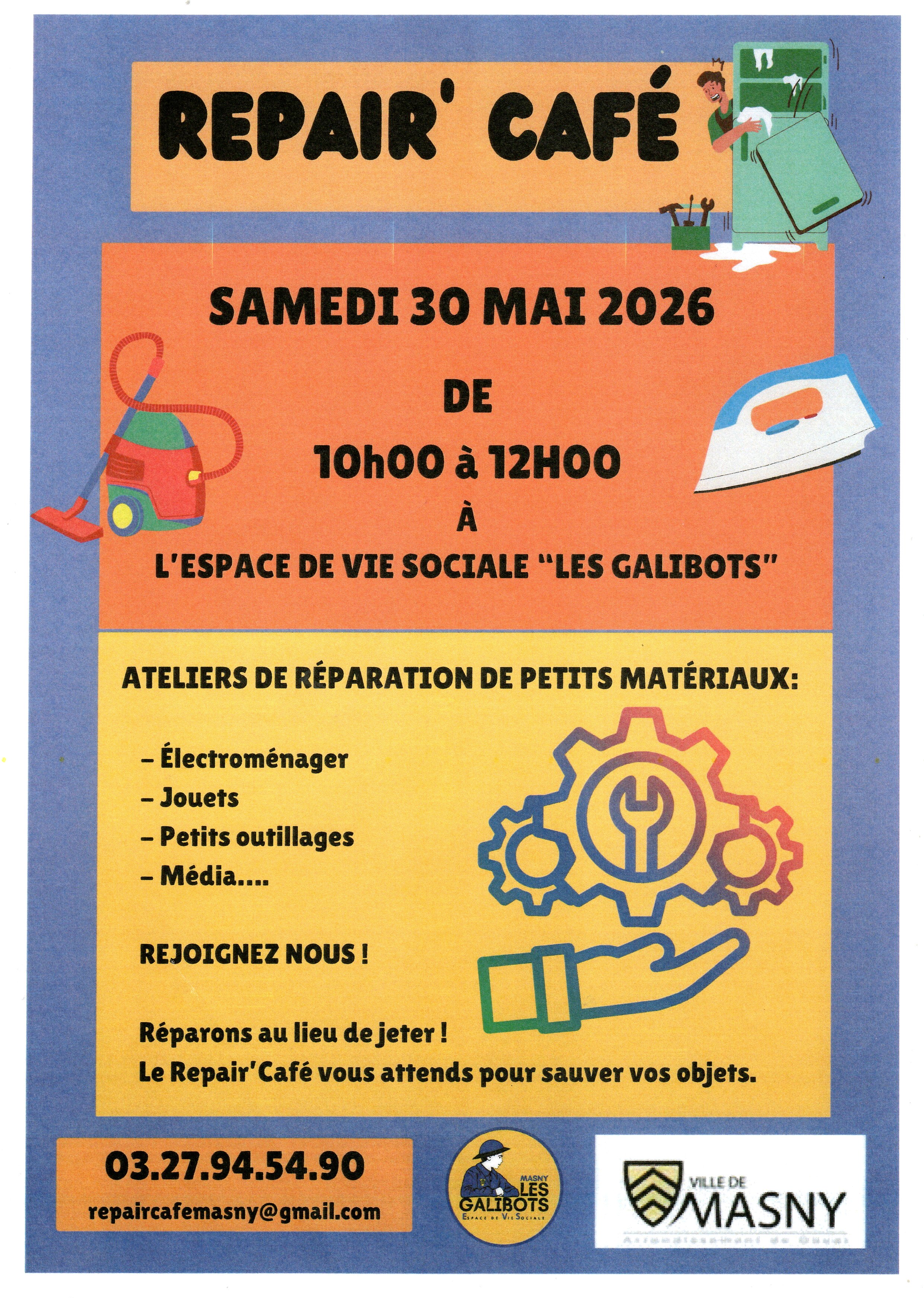 Repair café @ EVS "Les Galibots"