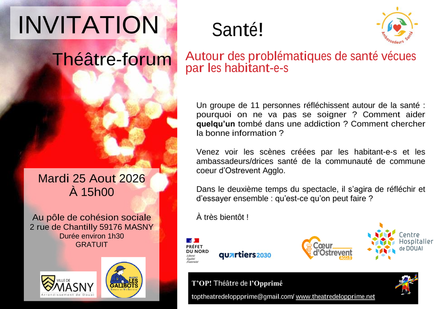 Théâtre Forum @ Pôle de Cohésion Sociale SCHAFER